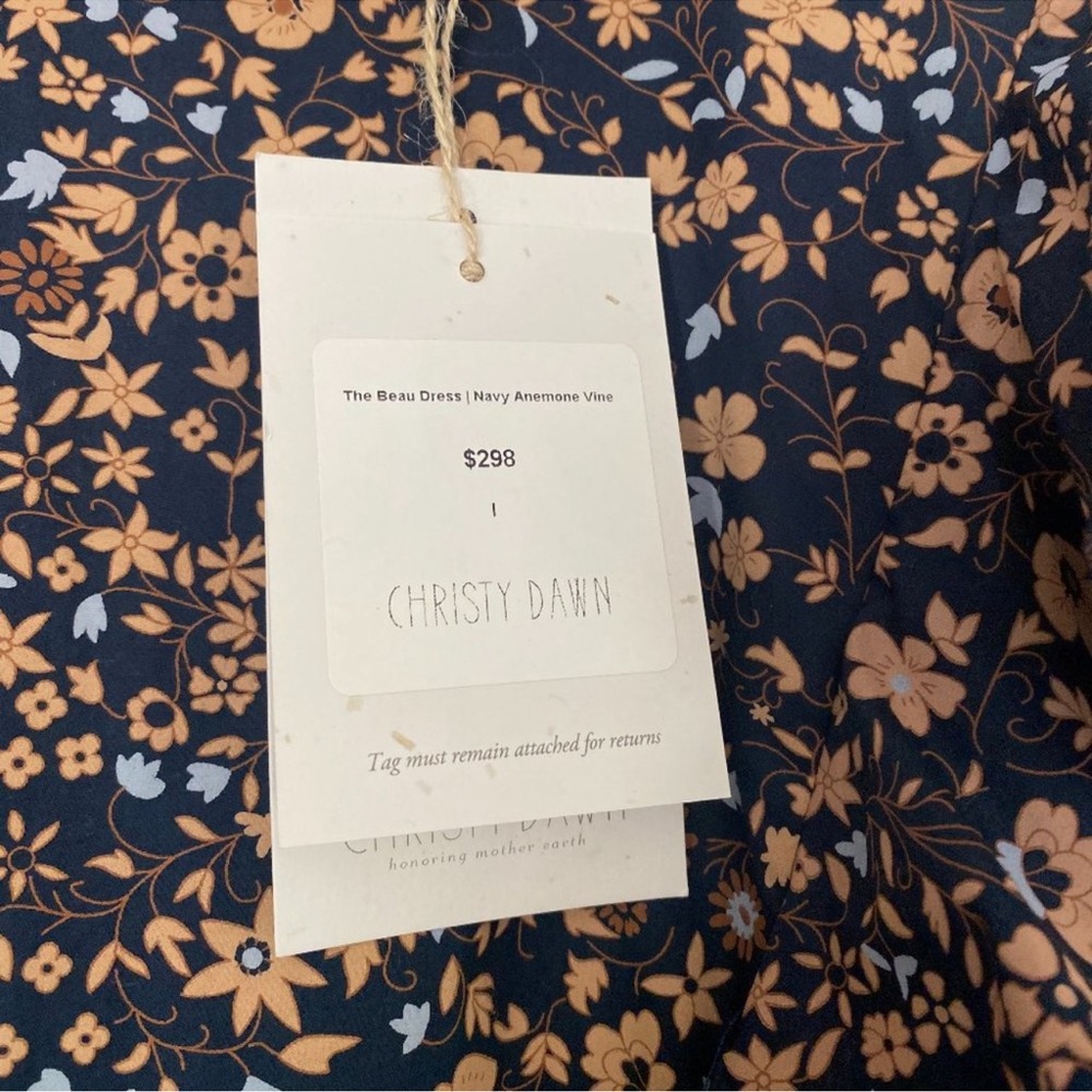 Christy Dawn Navy Floral Dress - Picture 7 of 9